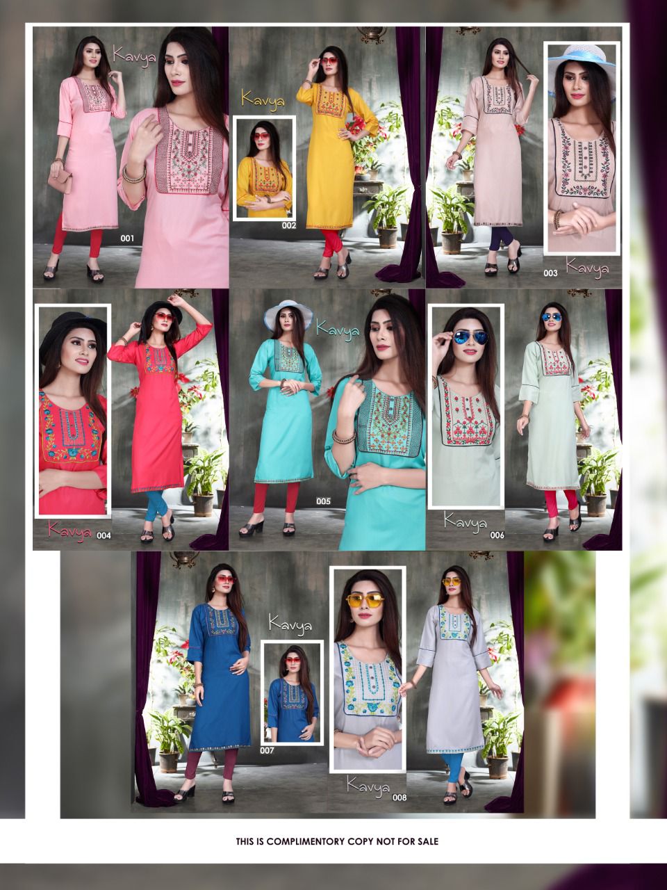 Aagya Kavya Regular Wear Rayon Designer Fancy Kurti Collection
